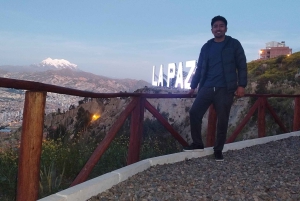 La Paz: wycieczka prywatna do punktu widokowego z przekąskami i zdjęciami