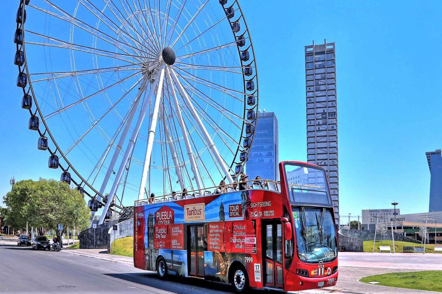 Puebla : Visite à arrêts multiples multiples de la ville et Aquarium Michín