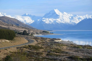 Från Christchurch: Queenstown via Tekapo och Mt Cook – dagsutflykt