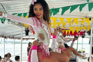 Cartagena: Passeio pela baía com bar aberto e espetáculo de dança