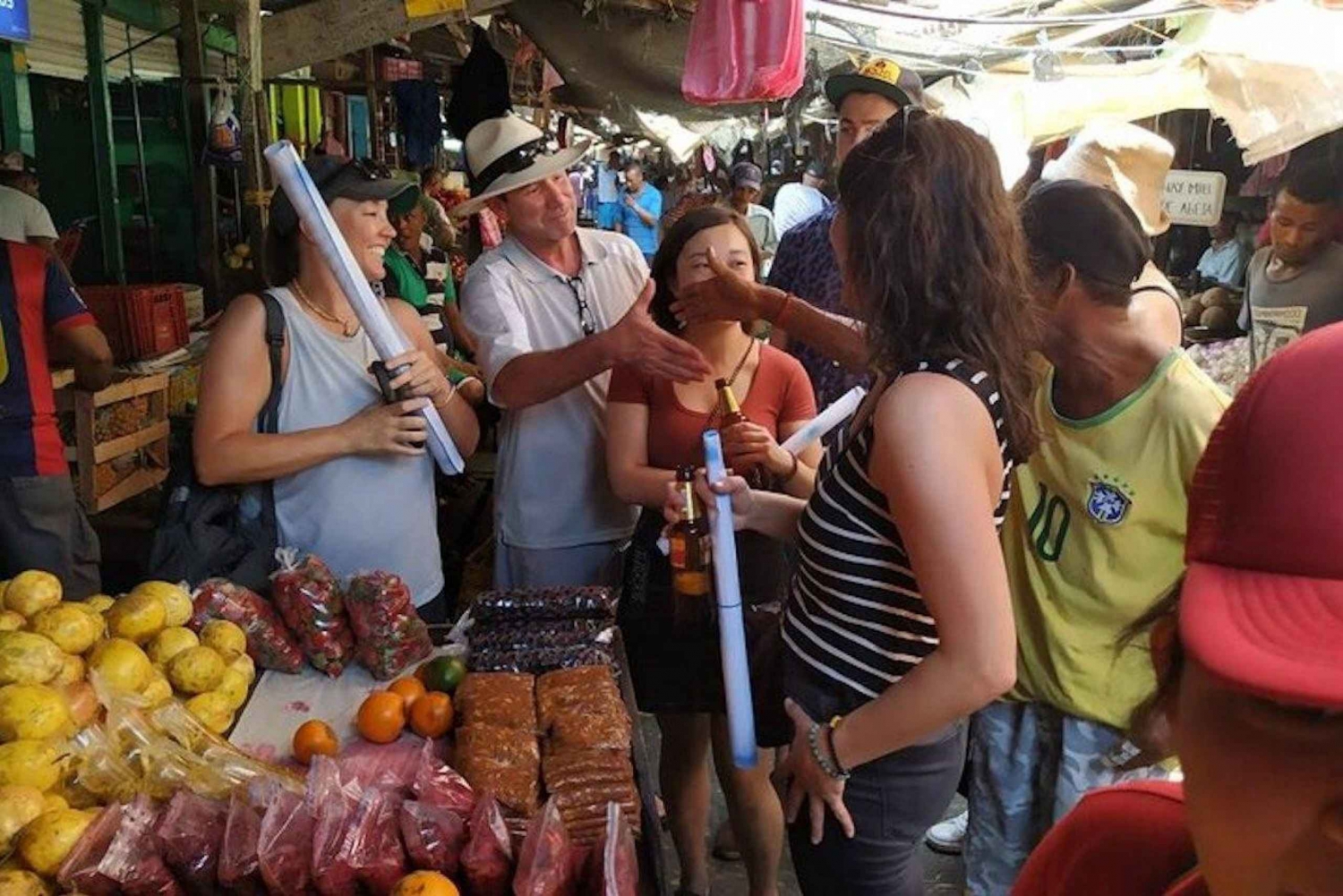 Cartagena: Rundgang durch den lokalen Lebensmittelmarkt Bazurto