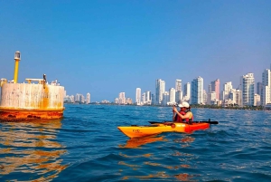 Cartagena: ochtendkajaktocht met snack en zwemmen