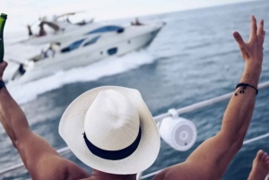 Cartagena: speedboottocht tijdens zonsondergang en kroegentocht na de afterparty