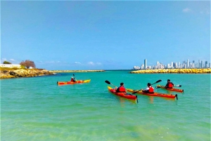Cartagena: Tour en kayak por la isla Tierra Bomba con refrigerio