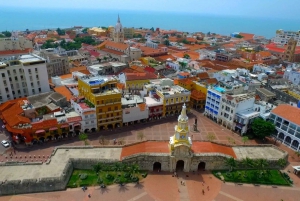 Stadsrondleiding ommuurde stad, San Felipe & Popa-klooster Cartagena