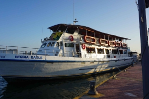 Cartagena: Wycieczka łodzią białą nocą z kolacją i otwartym barem