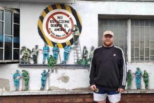 Graffiti ja identiteetti Bogotássa – opastettu kierros paikallisella välipalalla