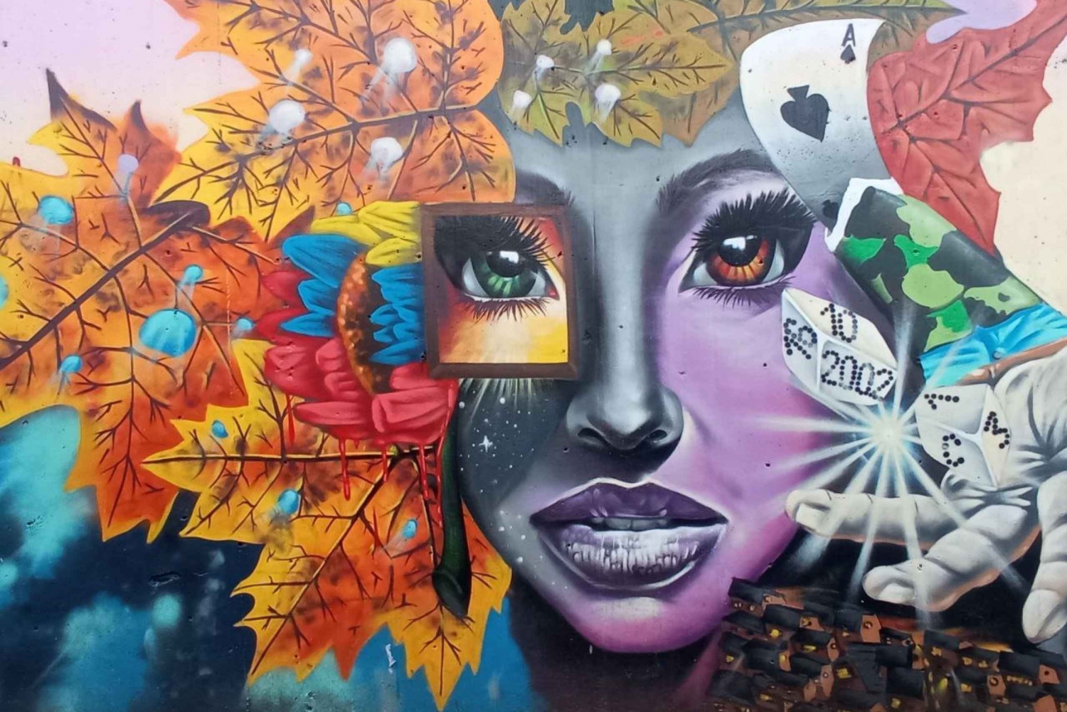 Medellín: Comuna 13 Graffiti-tur med gademad og svævebane