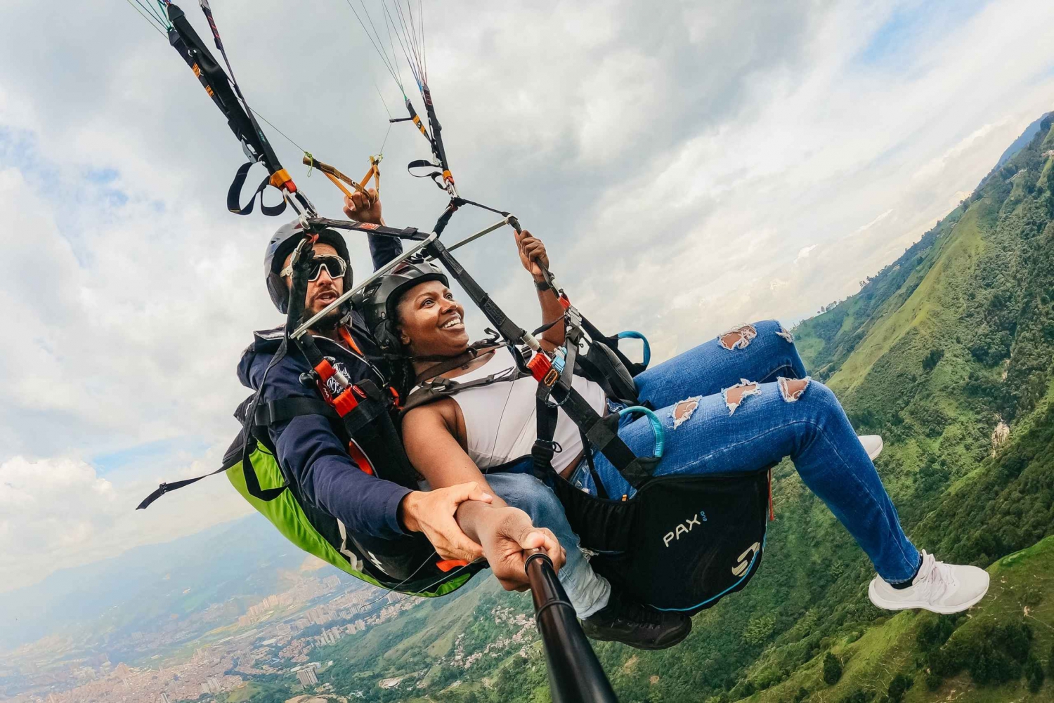 Medellín: Paragliding i de colombianska Anderna