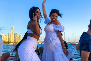 Partybåt i Cartagena-bukten med NightClub-billett