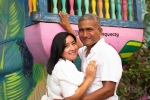 Fotosession in den Straßen von Cartagena