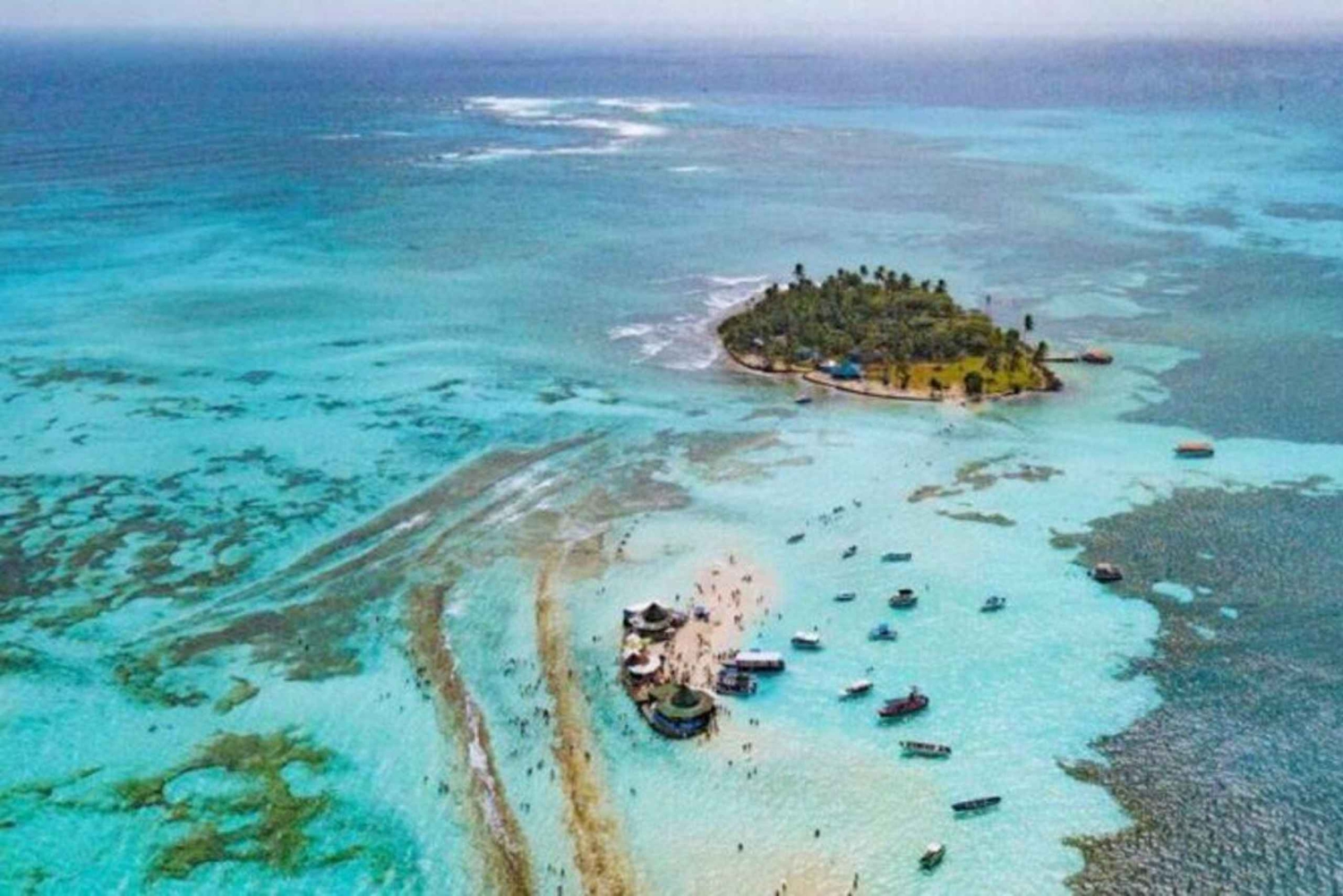 Сан-Андрес: трансфер на лодке + природный аквариум