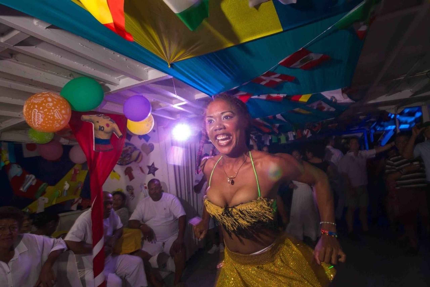 サン・アンドレス：ホワイトナイト・カタマランクルーズ（ディナー＆DJ付き）