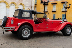 Ta en tur i en gammal bil med en fotosession i Cartagena de Indias