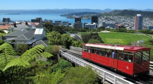 Taking A Ride On The Wellington Cable Car
