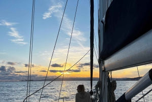 Barcellona: Tour in barca a vela con un bicchiere di Cava