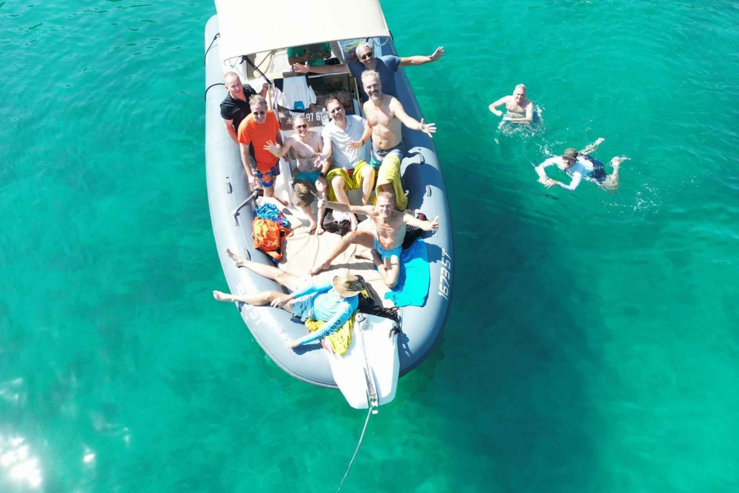 Split: Blå lagune og cruise til 3 øyer med snorkling