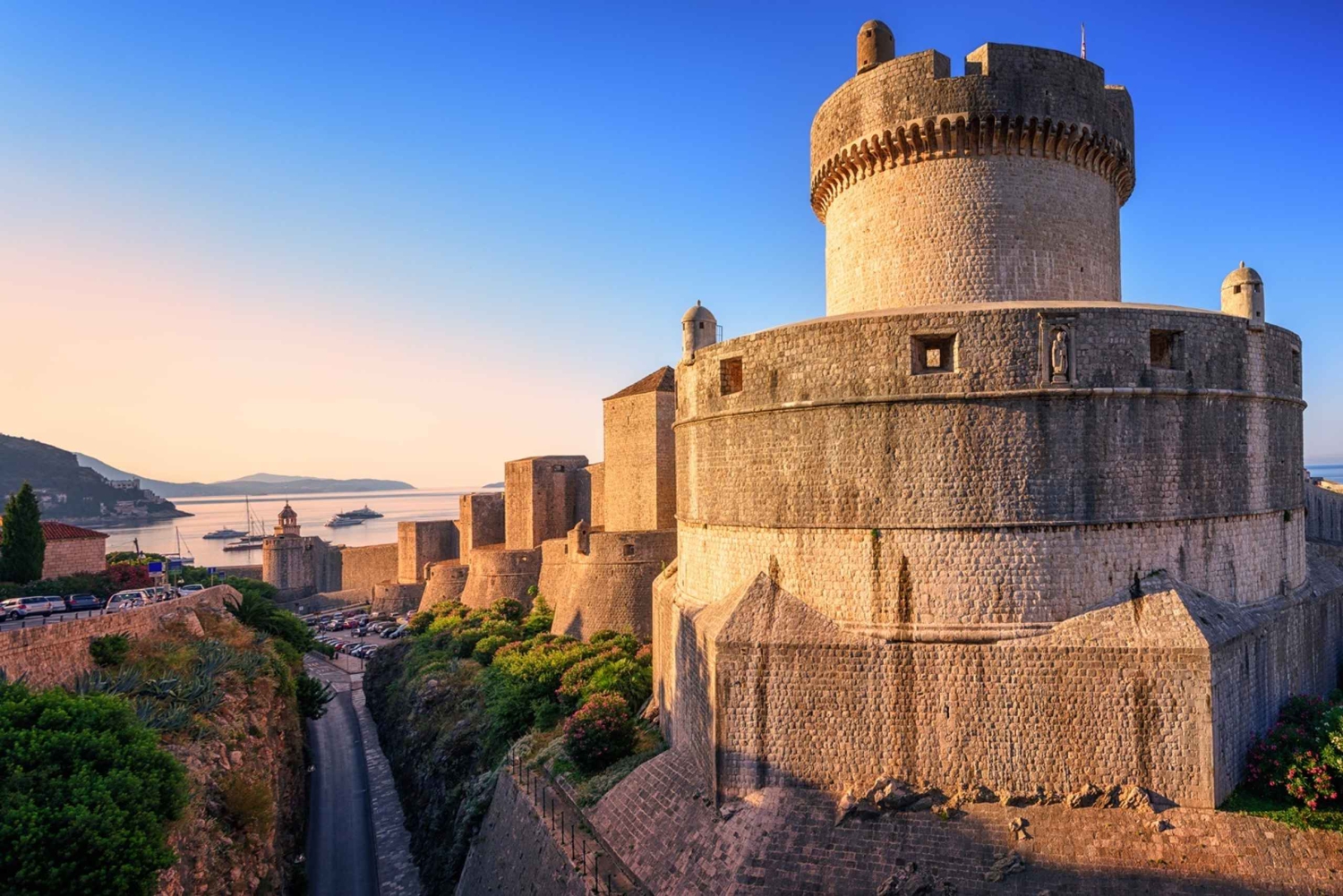 Omvisning til fots i Dubrovniks bymurer