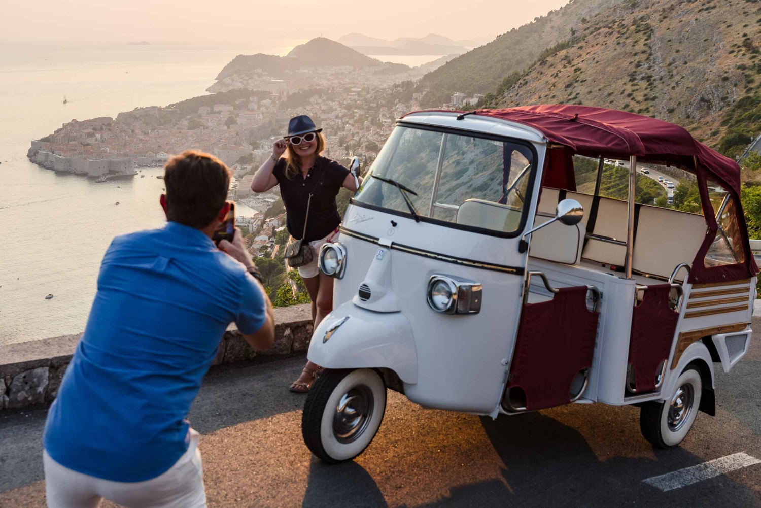 Dubrovnik : visite privée en Piaggio Ape Callesino