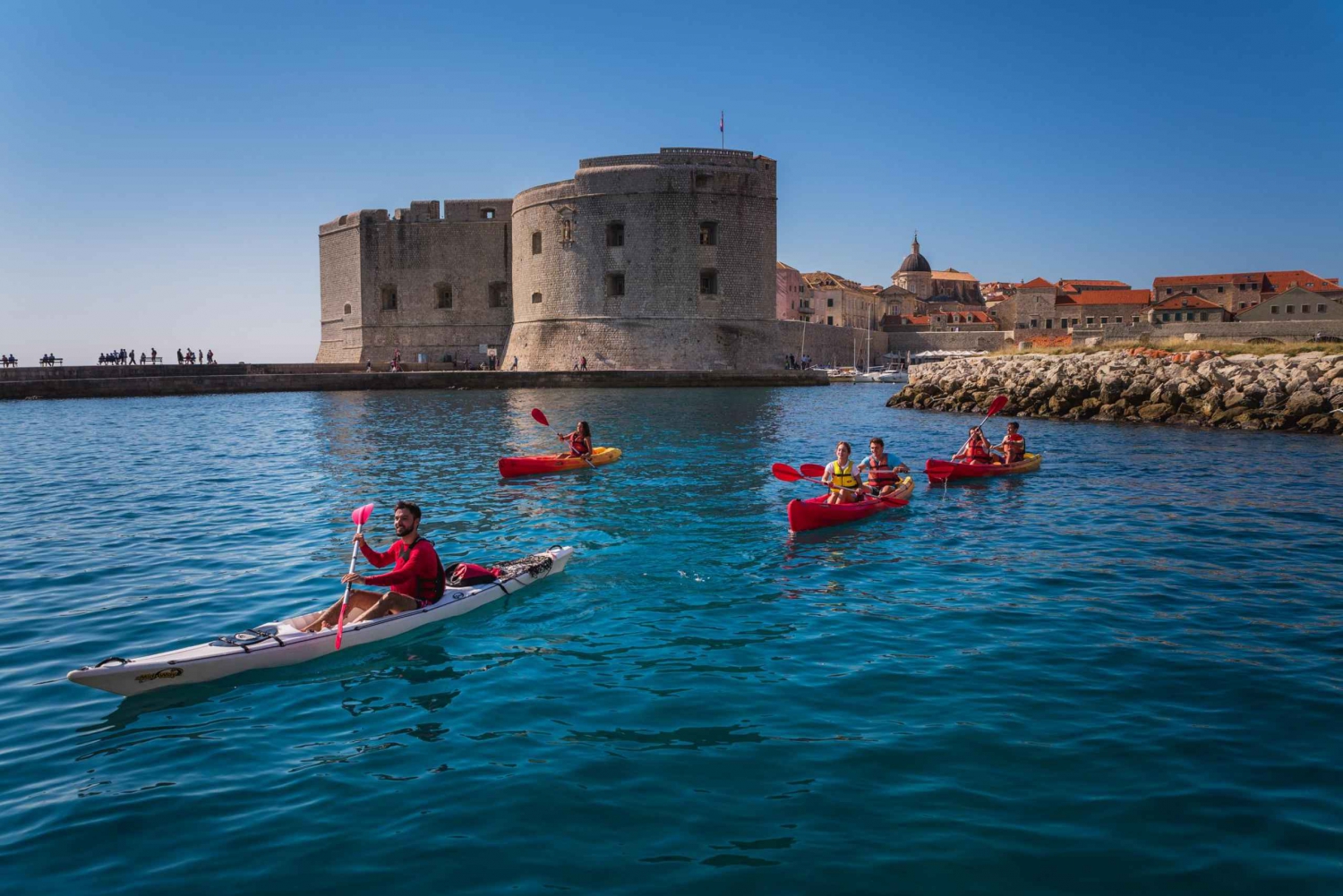 Dubrovnik: Sea Kayaking&Snorkelling Guided Day/Sunset Tours