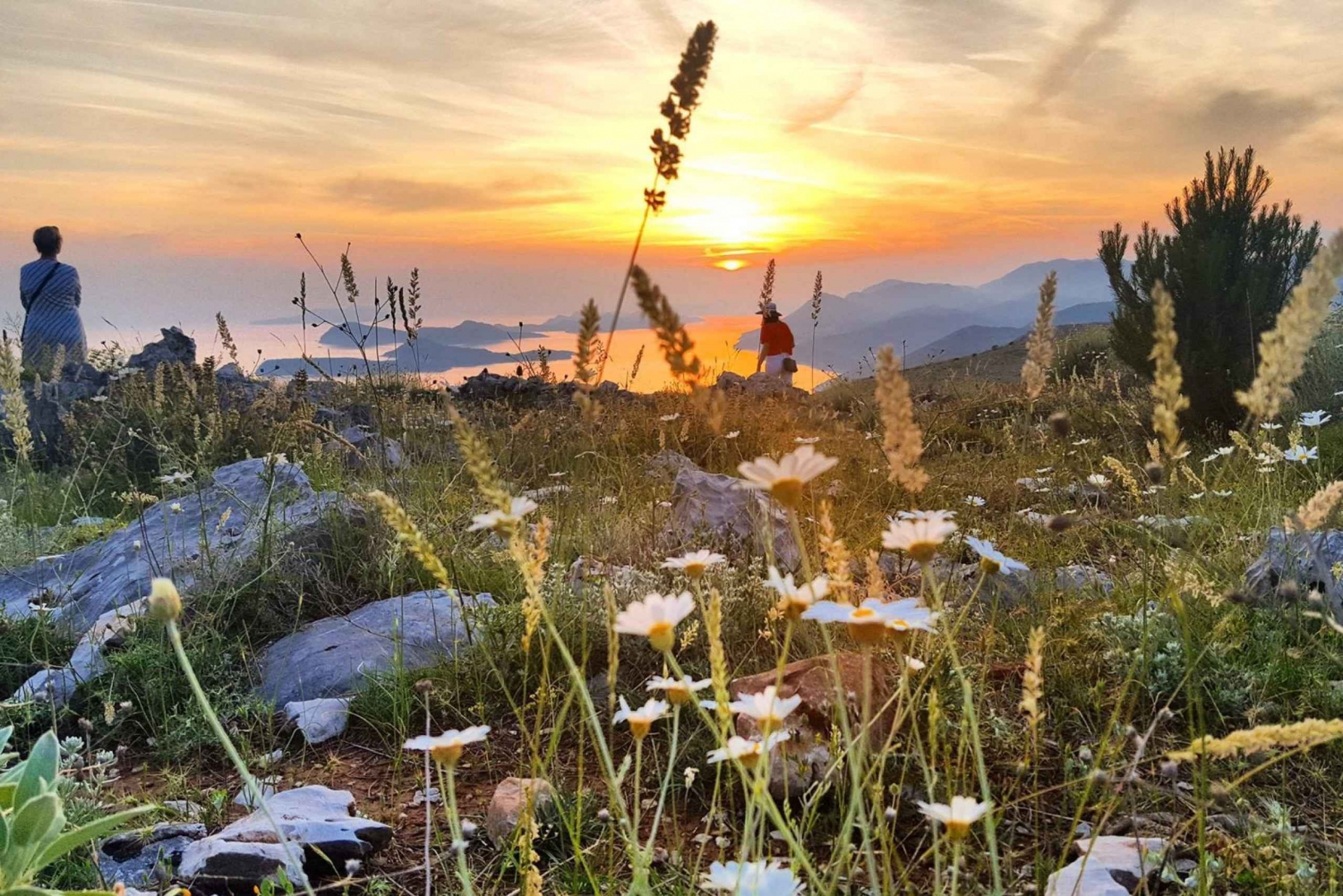 Dubrovnik: Excursión Panorámica al Atardecer con Copa de Vino