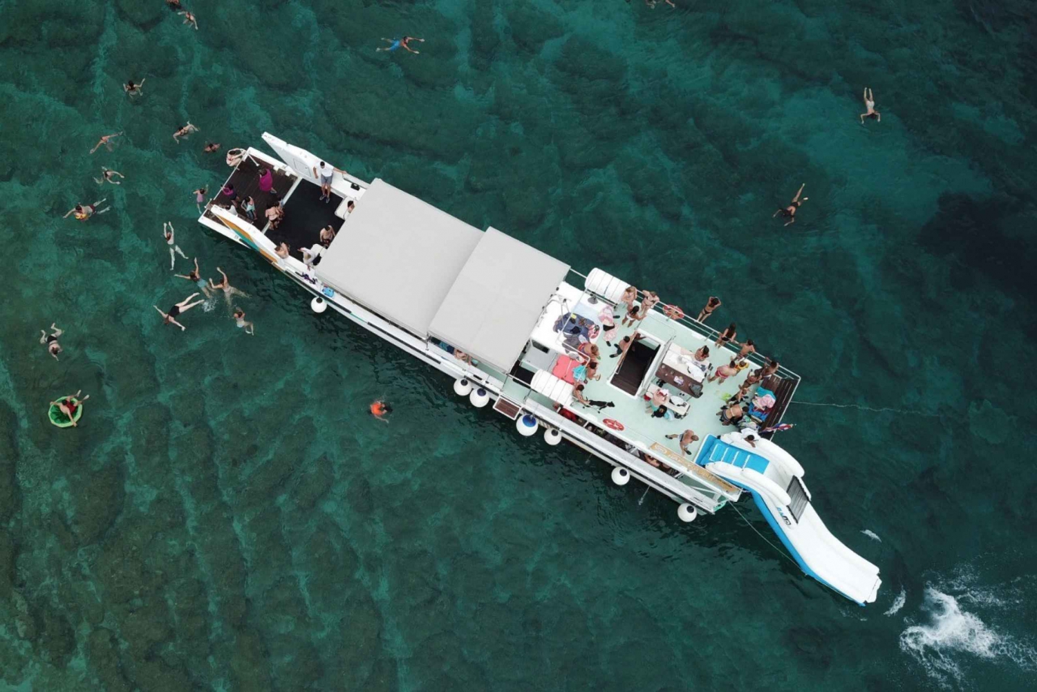 Split: Błękitna Laguna, 3 wyspy, duża zjeżdżalnia, śródziemnomorski lunch