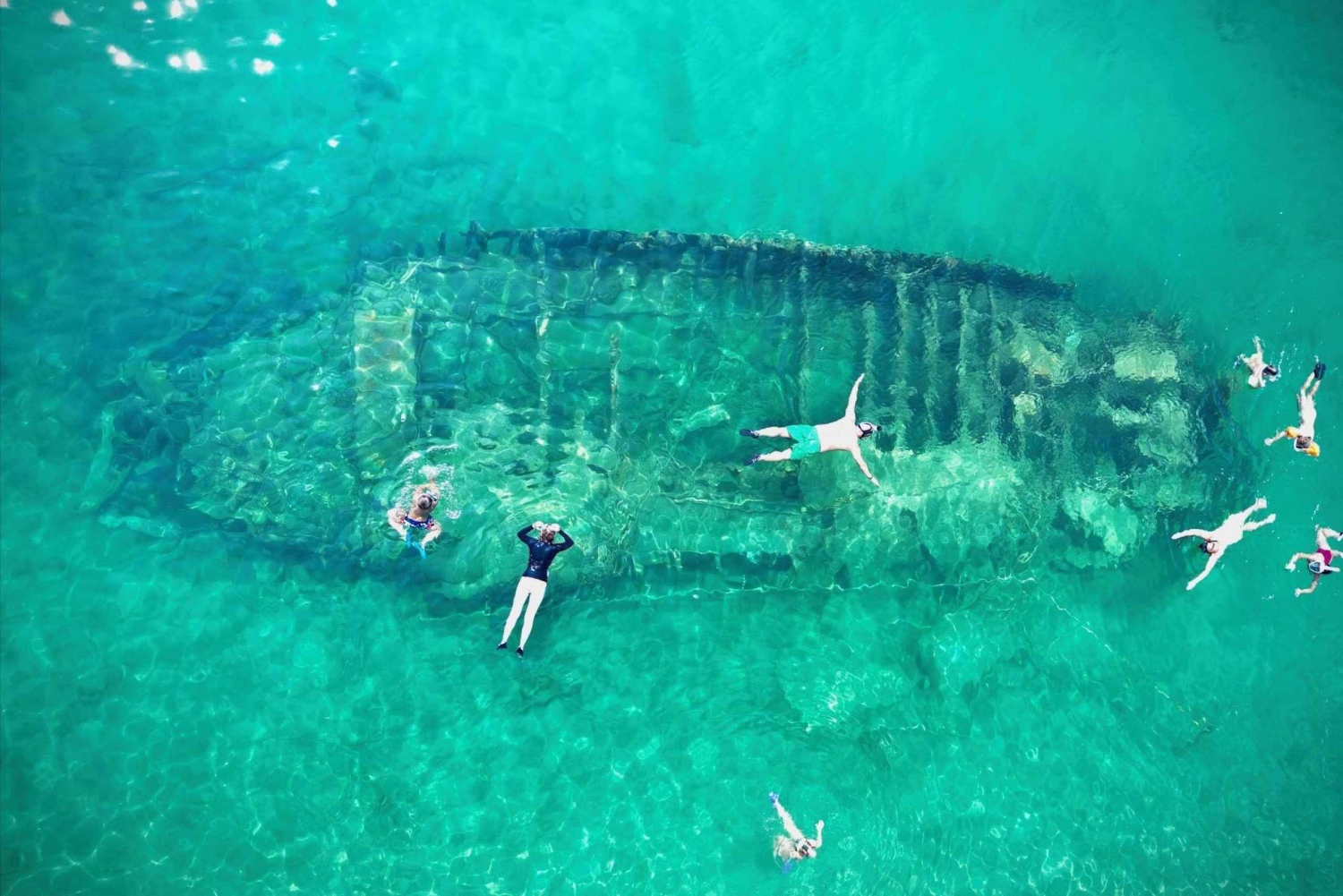 Split: wycieczka łodzią motorową do Trogiru, Błękitnej Laguny i Labaduz