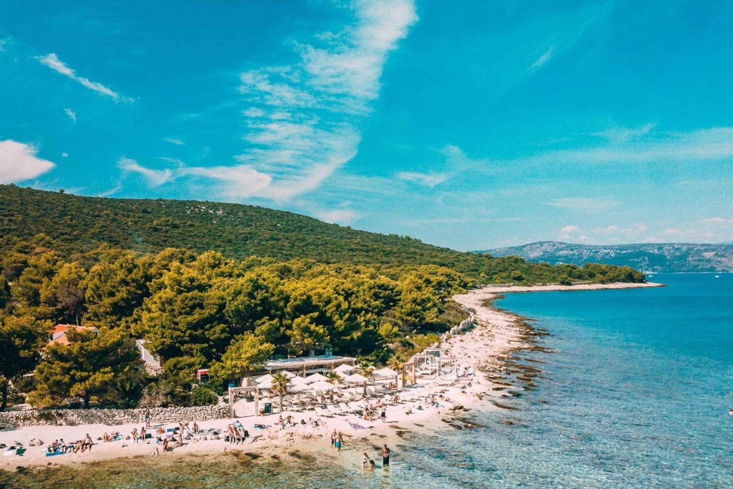 De Trogir: Cruzeiro pela Lagoa Azul e Šolta com almoço e bebidas
