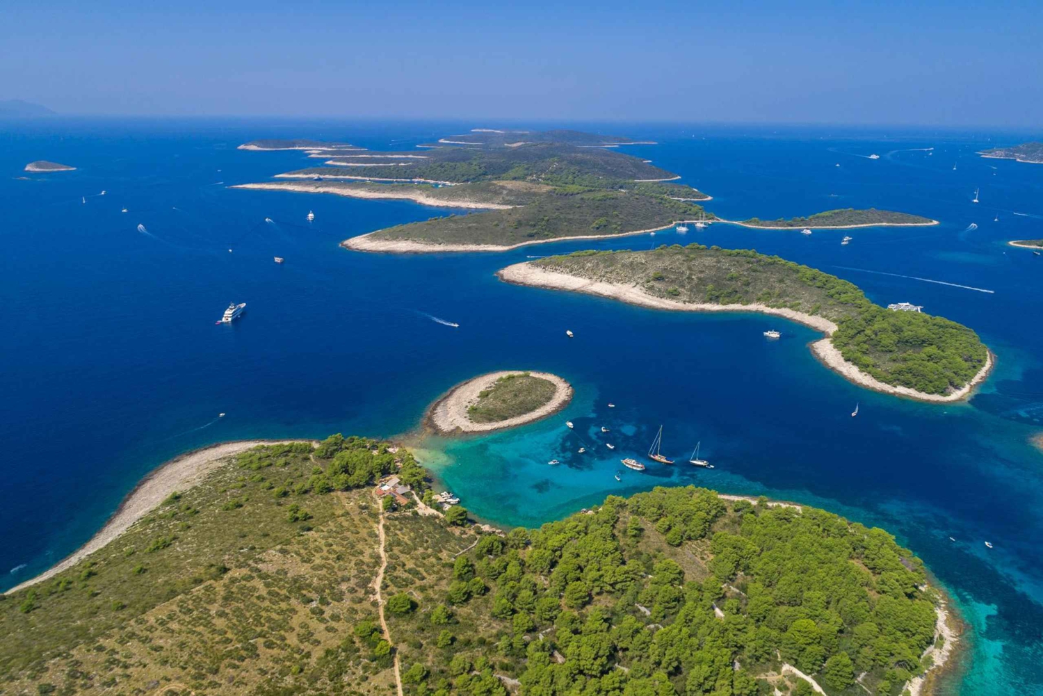 Hvar: Escursione di gruppo Grotta Blu e Verde da Hvar