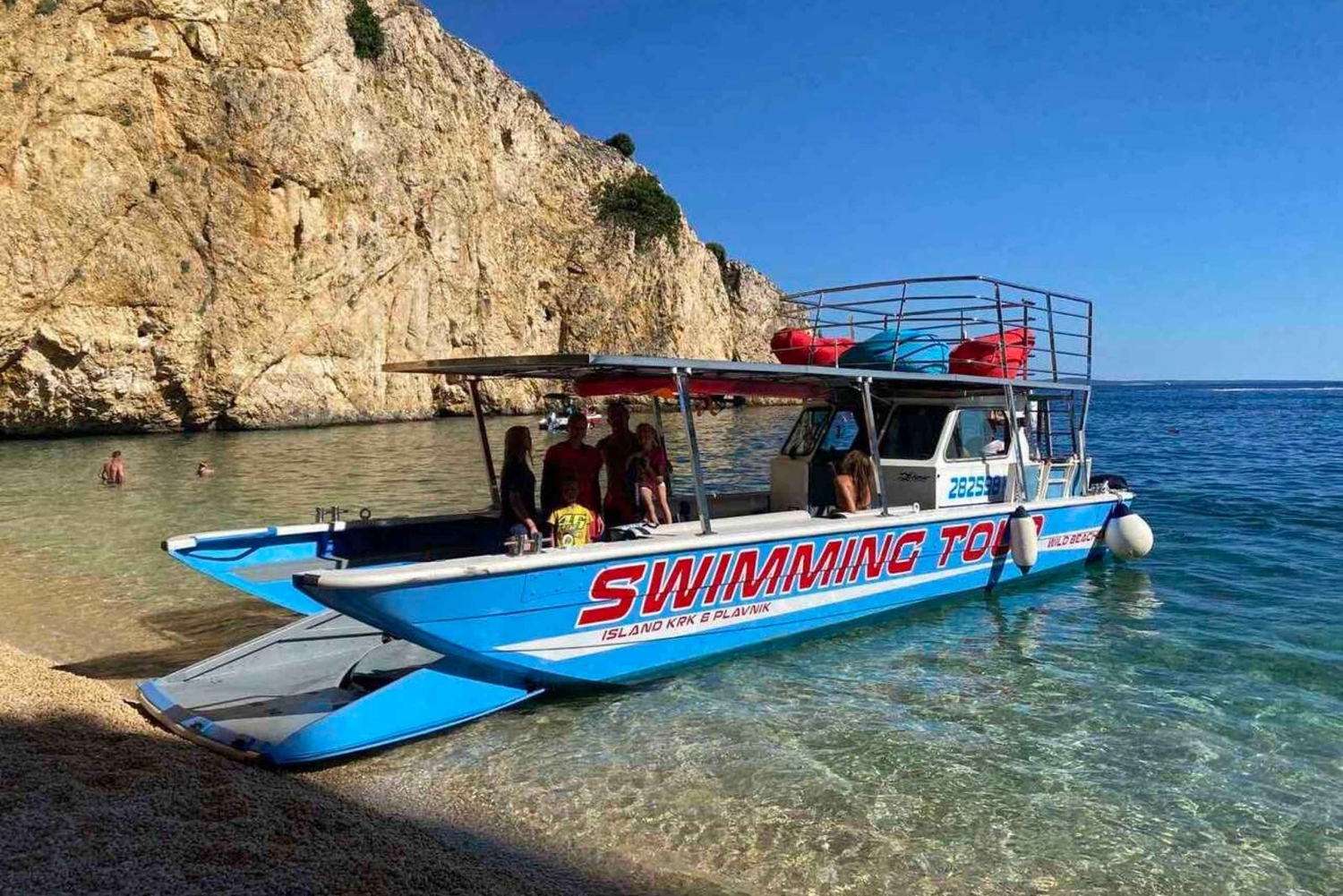 Krk: pływanie i nurkowanie w Złotej Zatoce