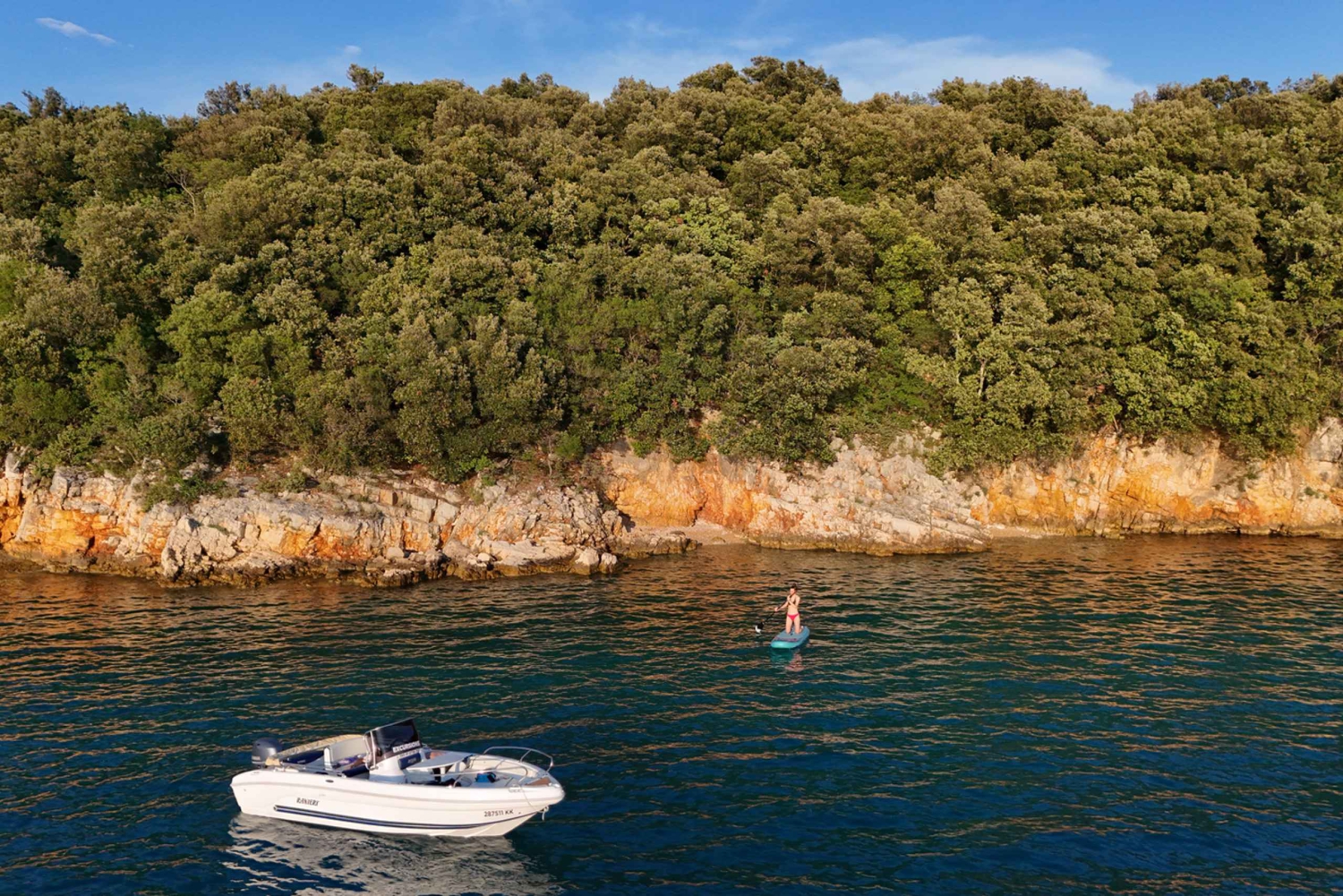 Krk: Auringonlaskun veneretki viinillä, suuri mahdollisuus nähdä delfiinejä