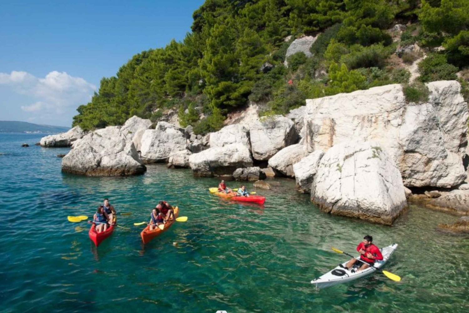 Makarska: Havskajakpaddling och snorkling – MPL Nautika
