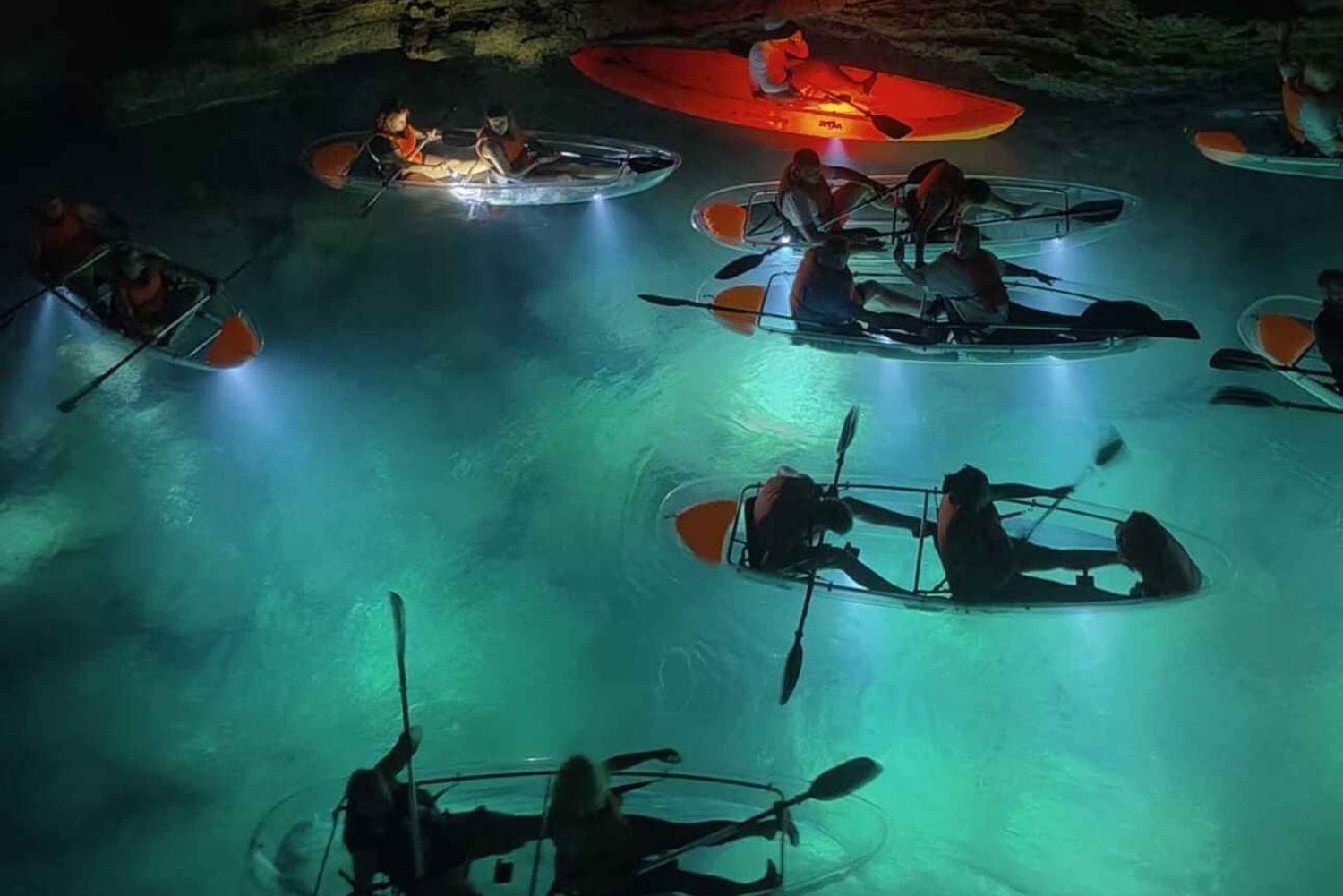 Pula: Night Tour in Transparent Kayak with Stargazing