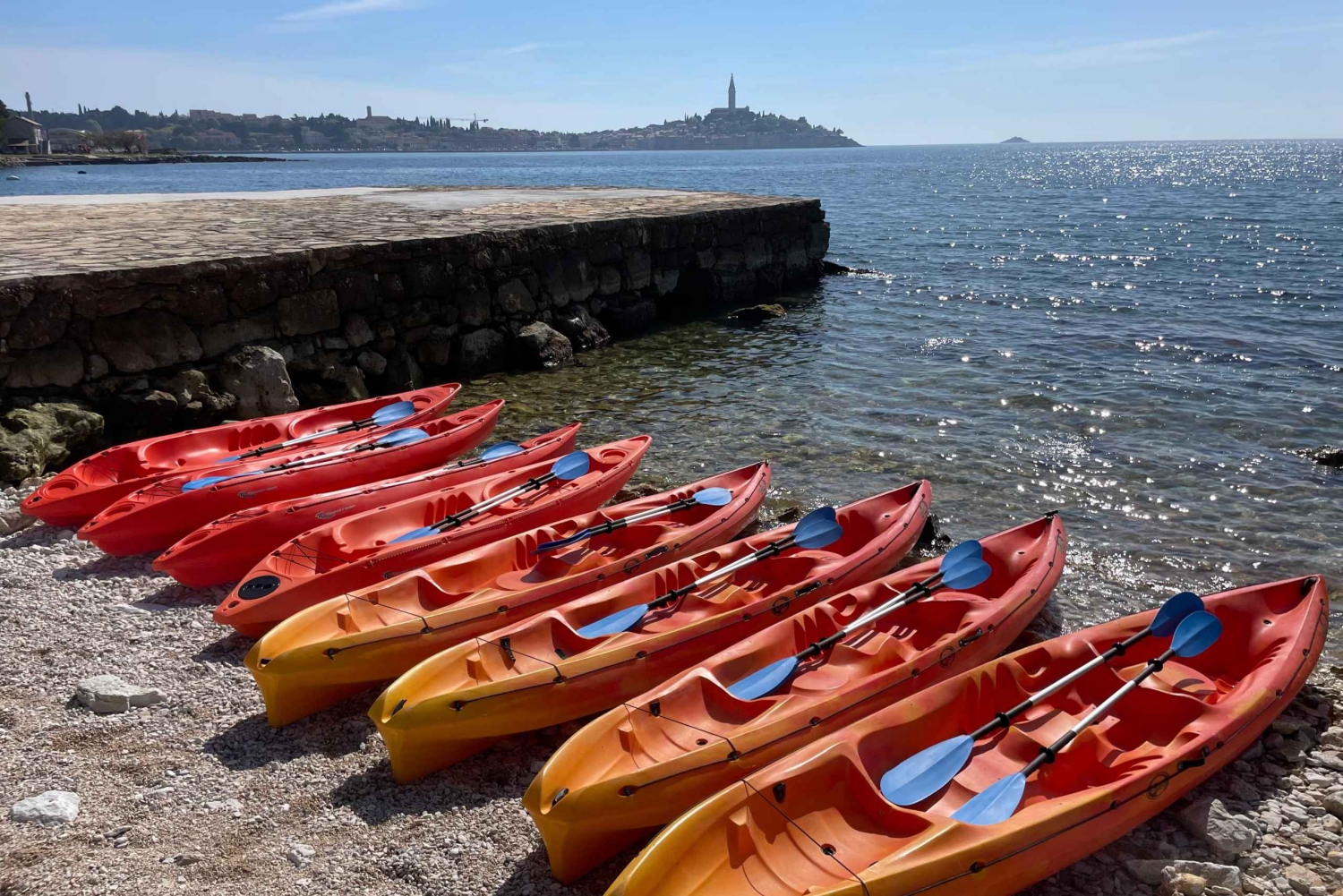 Rovinj: BUBA KAYAK TOURS: snorkling, spring, gratis drinks og fotos