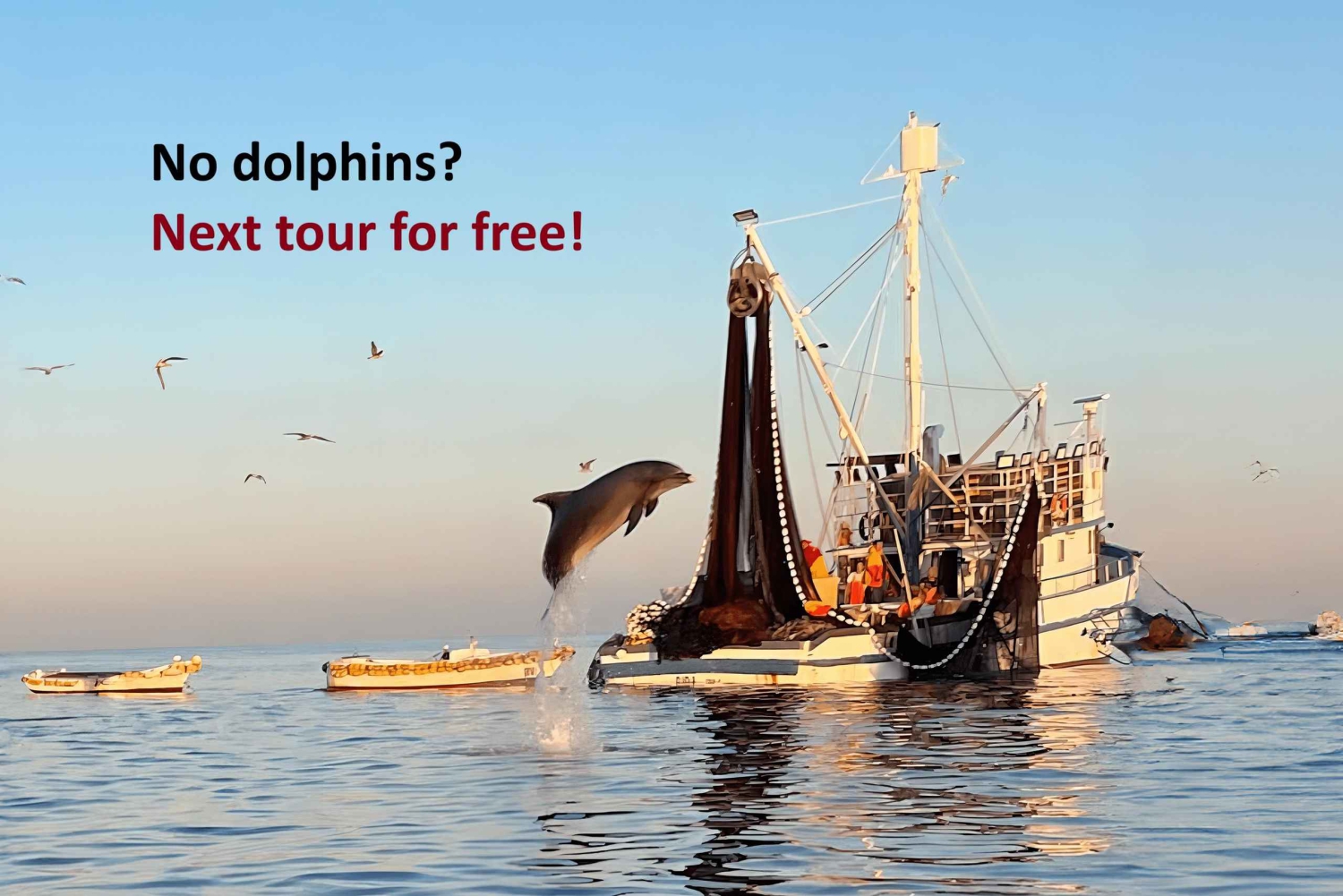 ロヴィニ：日の出イルカと漁師の仕事を見るスピードボートツアー