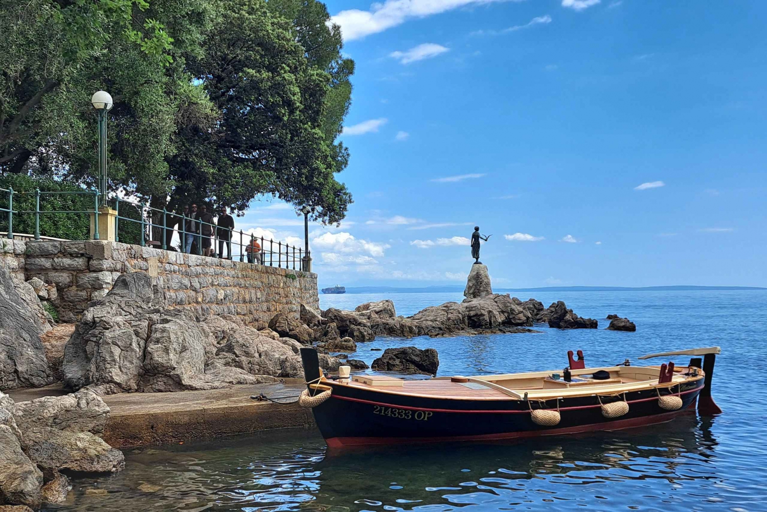 Поездка на закате в Опатии на лодке Мадоннина