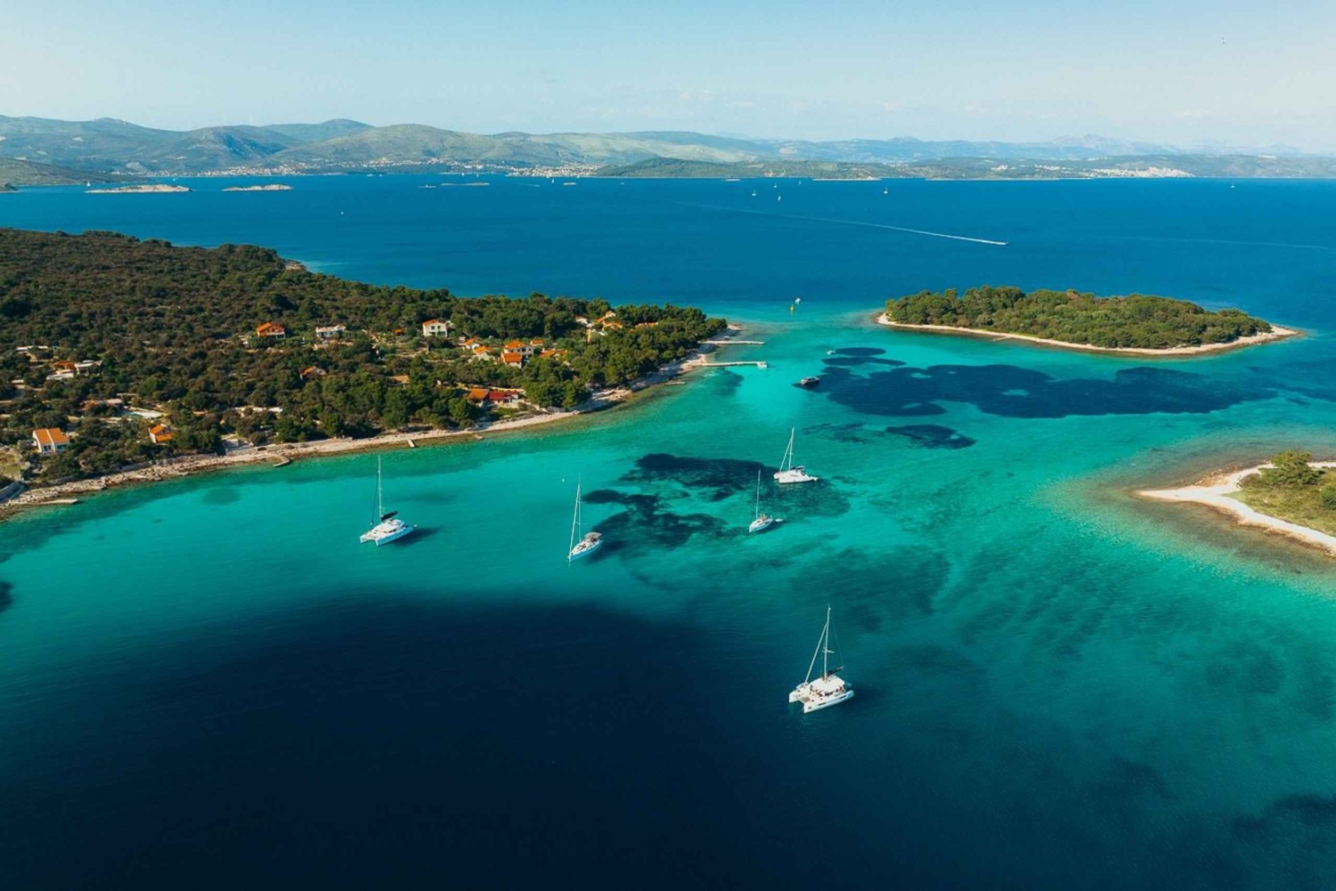 Split: Onderwatermuseum, Trogir en Blue Lagoon: halve dagtour