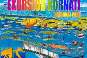 OVERRASKELSESTUR KORNATI & TELASCICA Båttur (po Polsku)