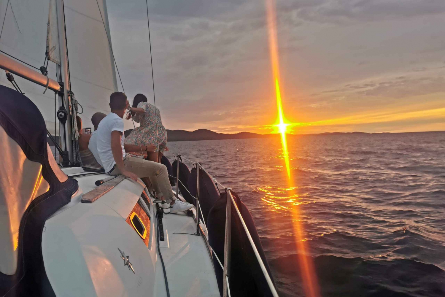 Elegant Sunset cruise under sails,large yacht,full comfort