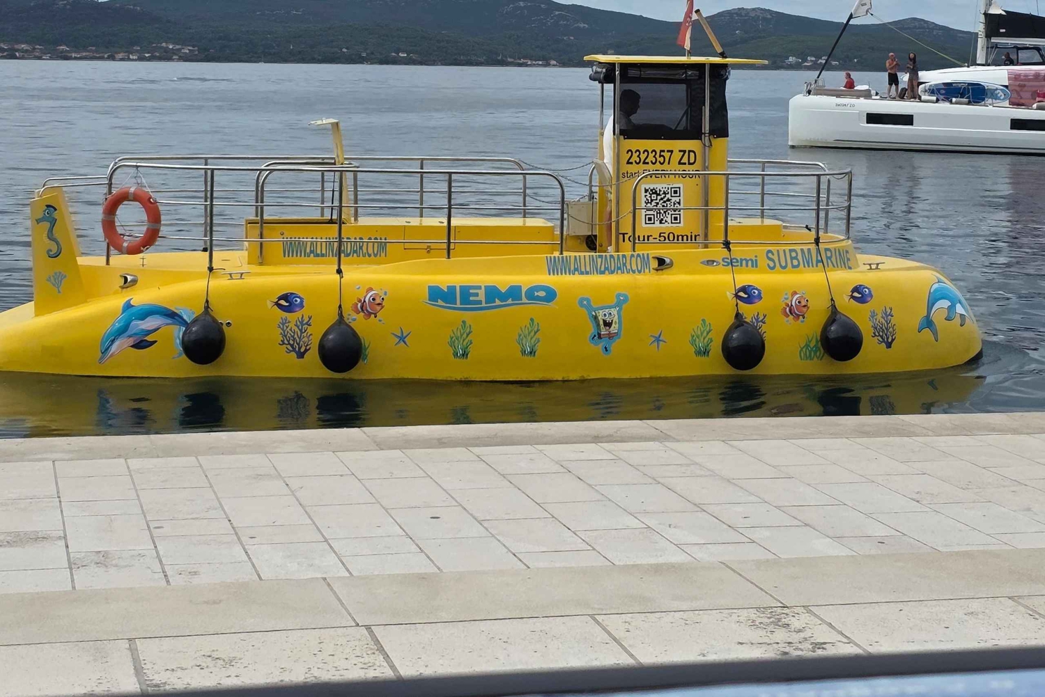 Zadar: gul halvt nedsenket undervannsutforskningstur