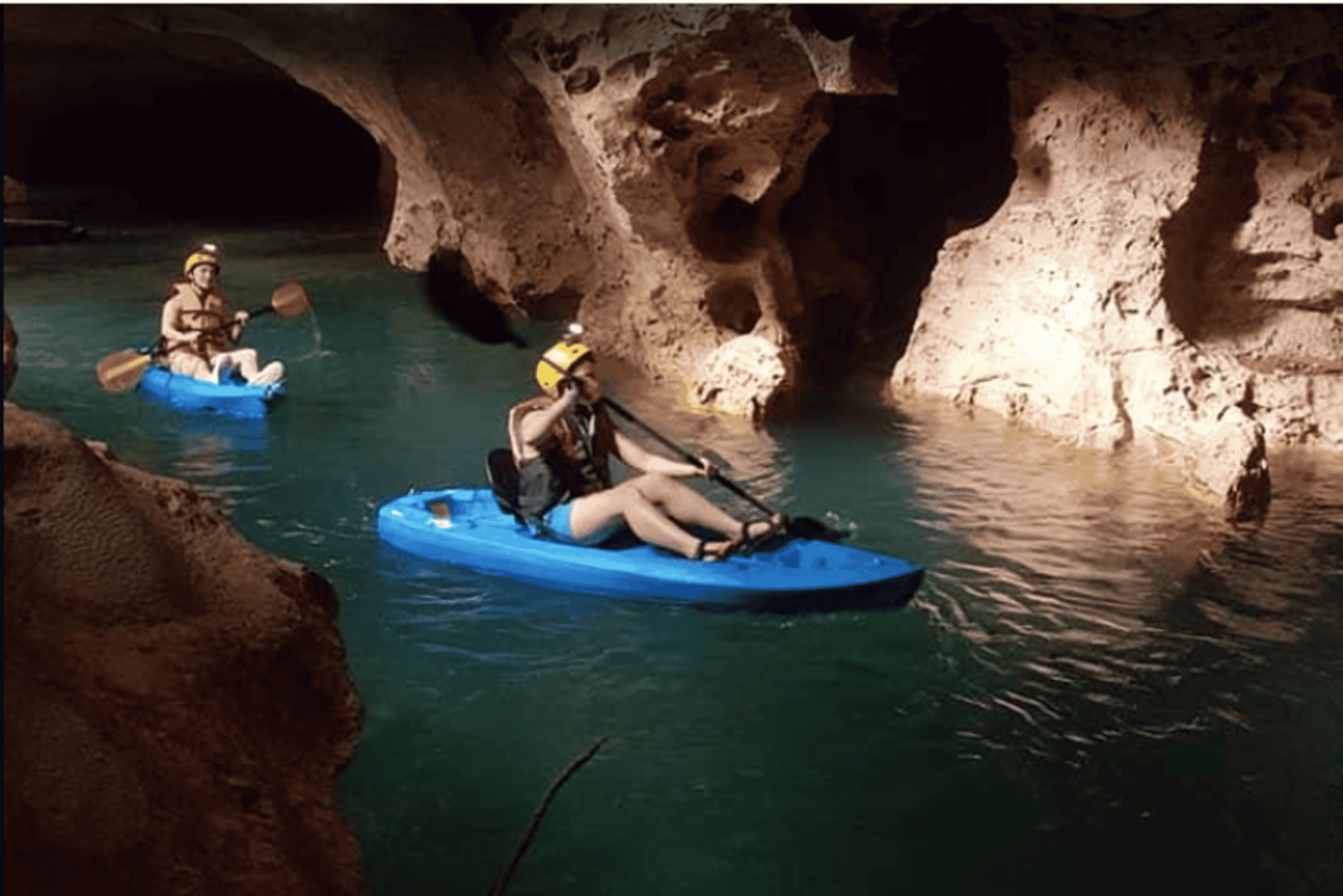 Ciudad de Belice: Kayak en Cuevas, Tirolina y Excursión a la Cueva de Cristal