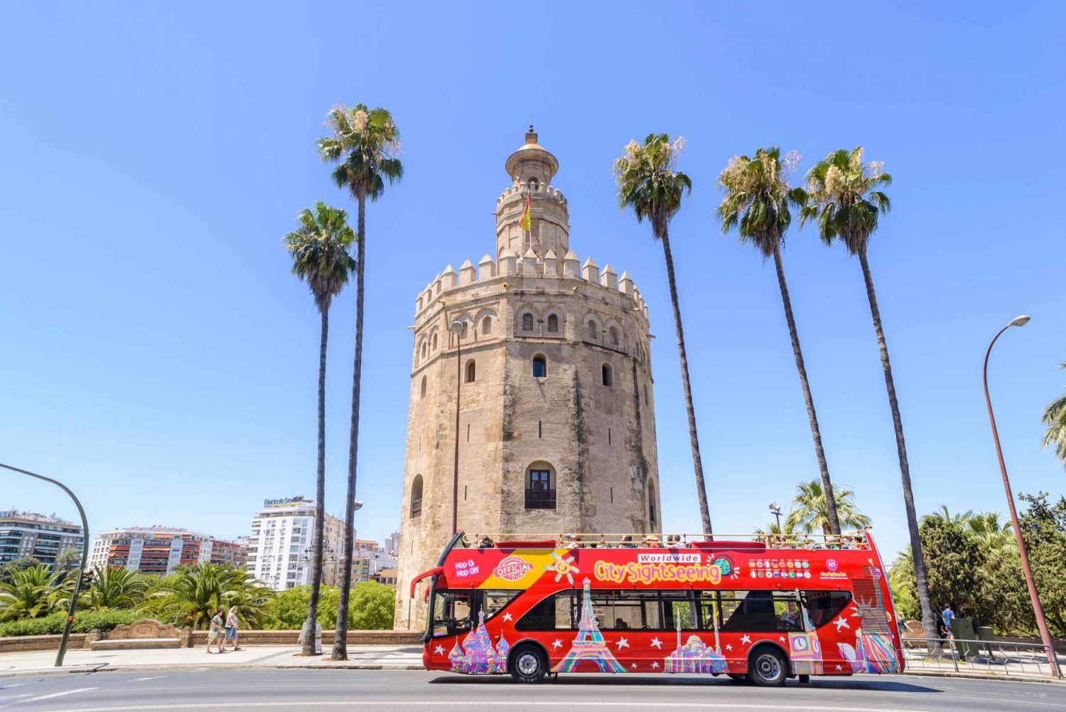 Sevilla: tour turístico en autobús turístico con paradas libres