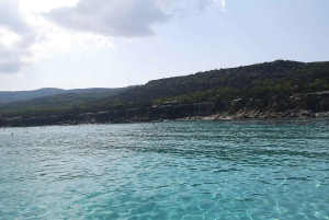 Paphos, Blaue Lagune, Latchi, Tagestour, Reisebus, Boot + Wasserrutsche.