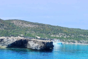 Paphos, Blaue Lagune, Latchi, Tagestour, Reisebus, Boot + Wasserrutsche.