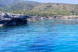 Paphos, Blaue Lagune, Latchi, Tagestour, Reisebus, Boot + Wasserrutsche.