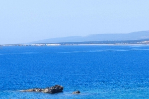 Paphos, Blaue Lagune, Latchi, Tagestour, Reisebus, Boot + Wasserrutsche.