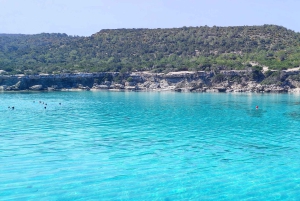 Paphos, Blaue Lagune, Latchi, Tagestour, Reisebus, Boot + Wasserrutsche.