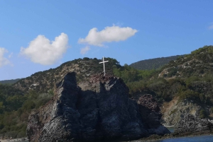 Paphos, Blaue Lagune, Latchi, Tagestour, Reisebus, Boot + Wasserrutsche.