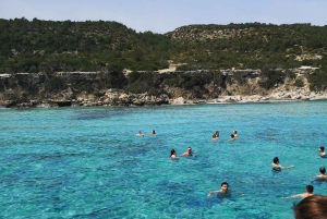 Paphos, Blaue Lagune, Latchi, Tagestour, Reisebus, Boot + Wasserrutsche.