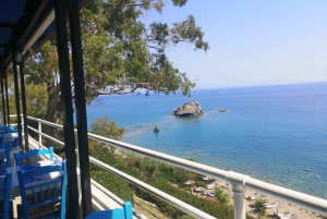 Paphos, Blaue Lagune, Latchi, Tagestour, Reisebus, Boot + Wasserrutsche.